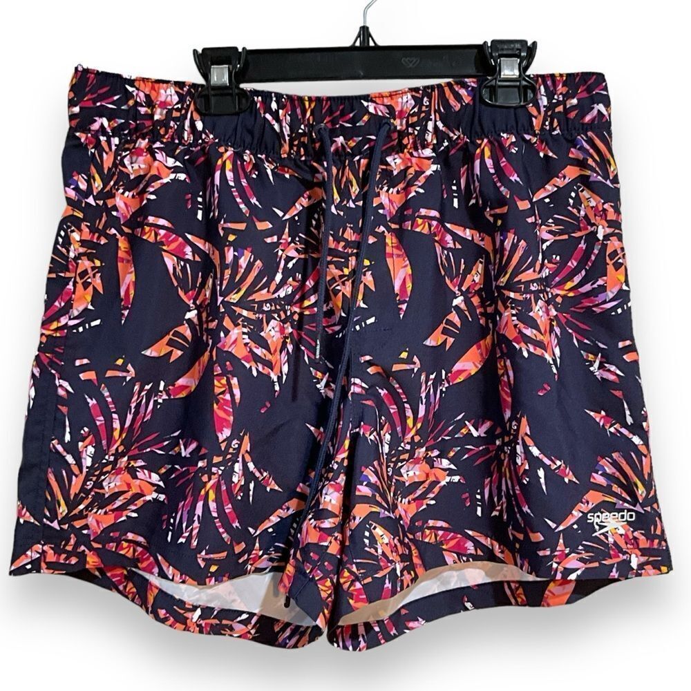 SPEEDO Shorts Un-Lined Floral Size M